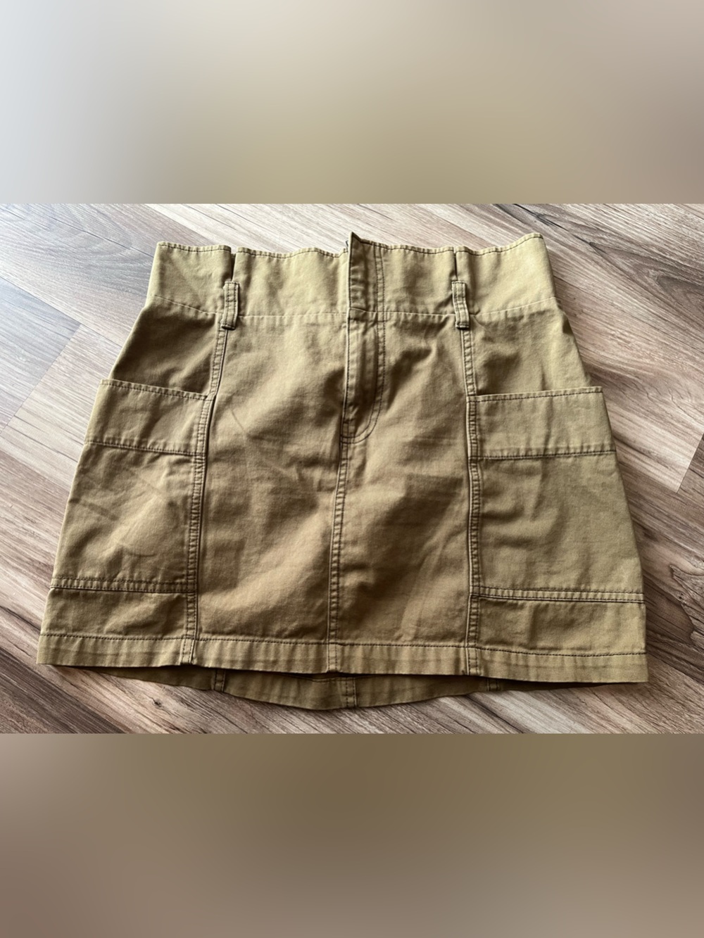 wild fable Olive Utility Mini Skirt